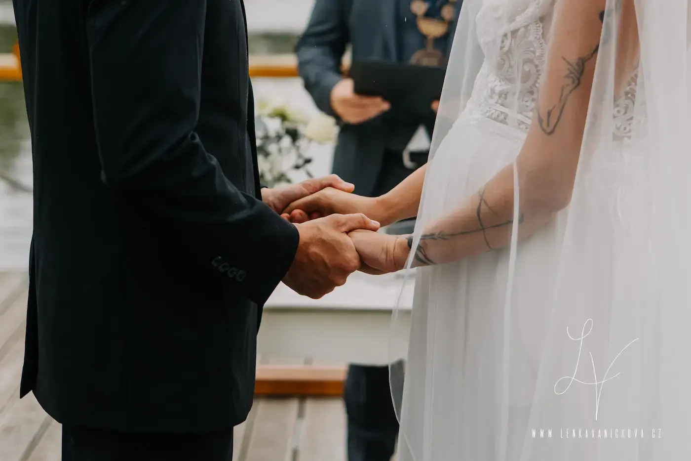 Elegant wedding table detail and decoration